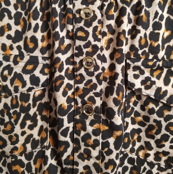 Perception Concept women's Leonard print long sleeve blouse size M - Picture 5 of 7